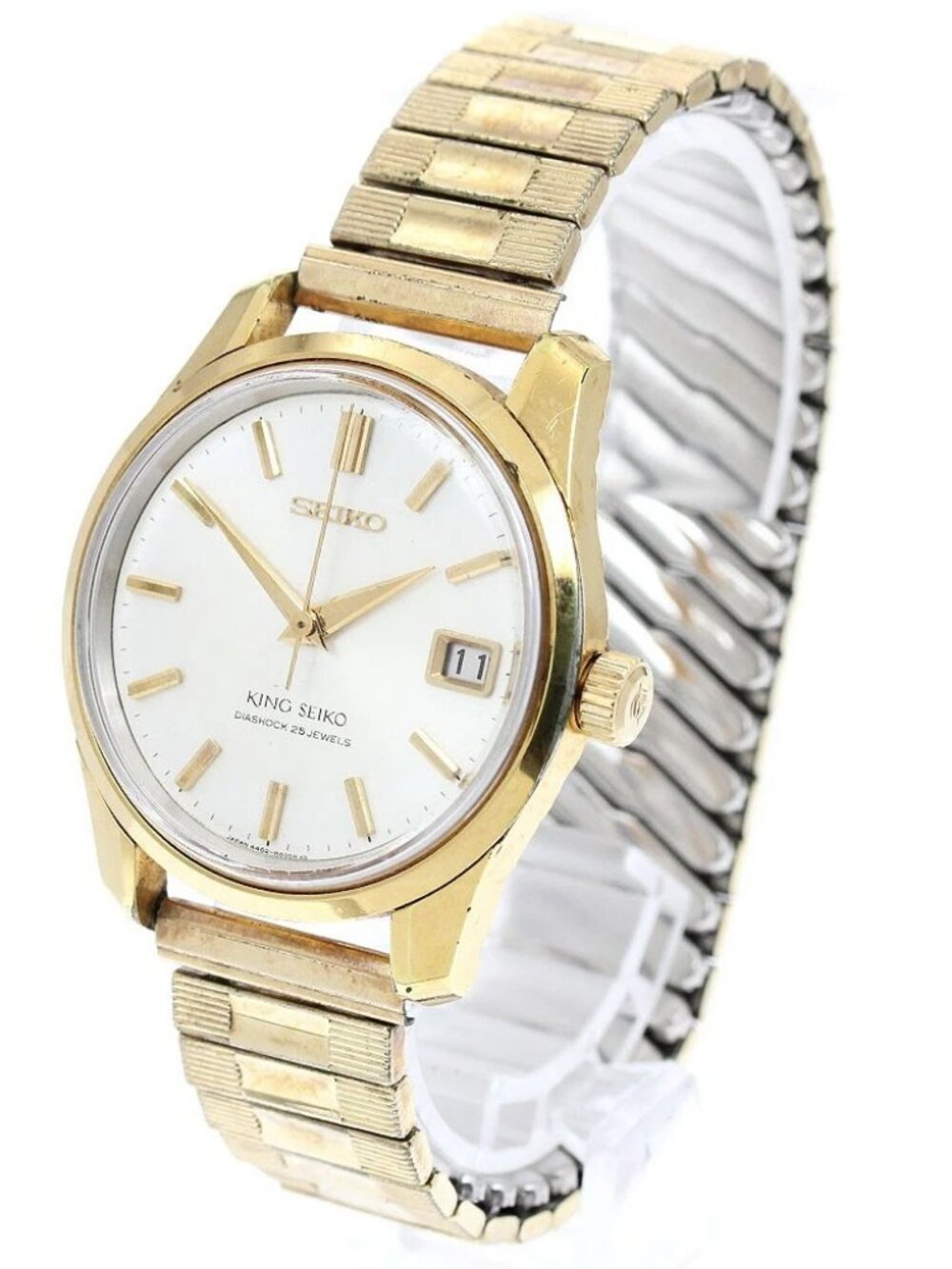 SEIKO King Seiko 4402-8000 Date Cal.48 Silver Dial Hand Winding Men's_944141